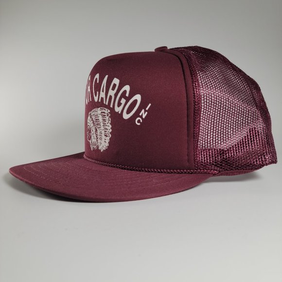 Vintage Red Motor Cargo Snapback Hat Cap - Picture 9 of 9